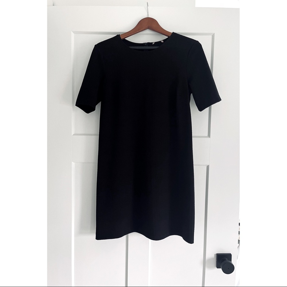Black, Small, Mini, Shirt dress